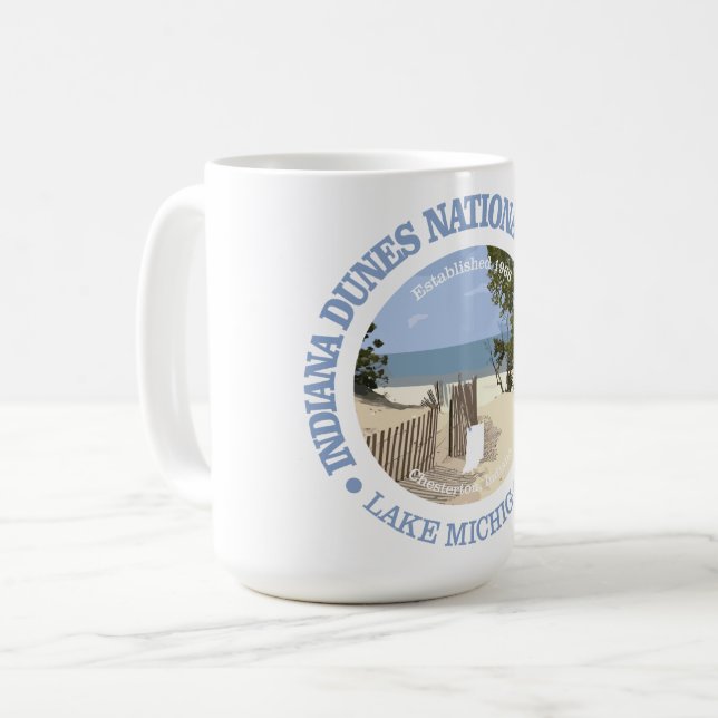 Taza De Café Indiana Dunes National Lakeshore (Anverso izquierdo)