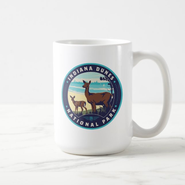 Taza De Café Indiana Dunes National Park (Derecha)