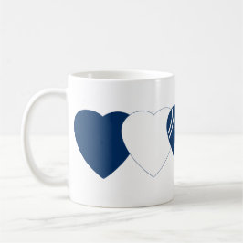 Taza De Café Indianapolis Colts Football Heart Design