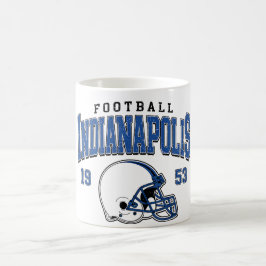 Taza De Café Indianapolis Football Mug – Vintage Helmet Sports 