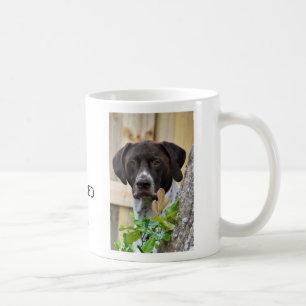 TAZA DE CAFÉ INDICADOR DE PELO CORTO ALEMÁN
