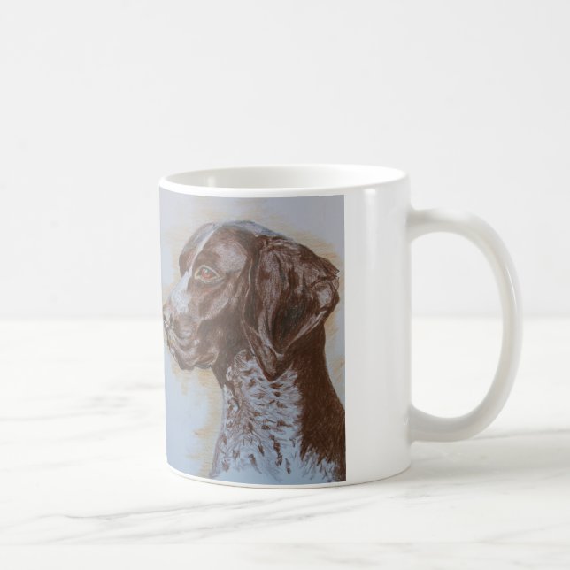 Taza de café/indicador de Shorthair del alemán (Derecha)
