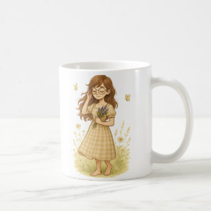 Taza De Café Indie en Bloom Mug - Estética de Cottagecore