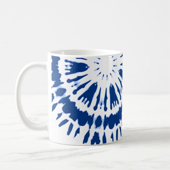 Taza De Café Indigo azul de tinta para café Mug (Izquierda)