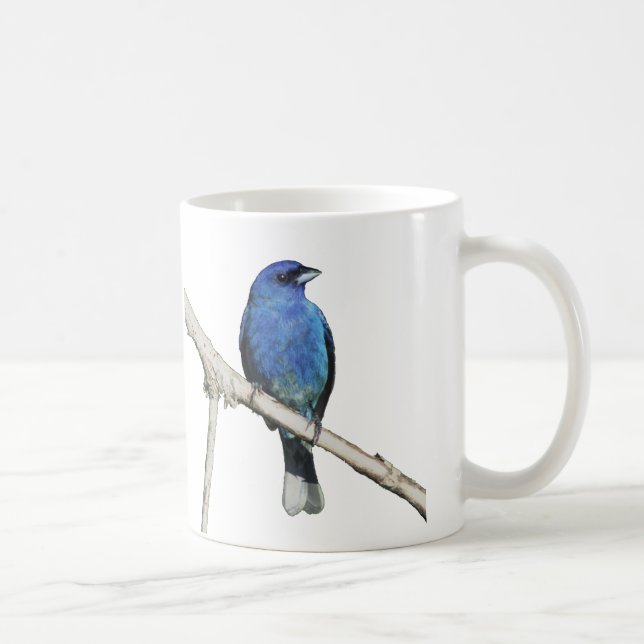 Taza De Café Indigo Bunting (Derecha)
