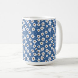 Taza De Café Indigo Dream Daisies