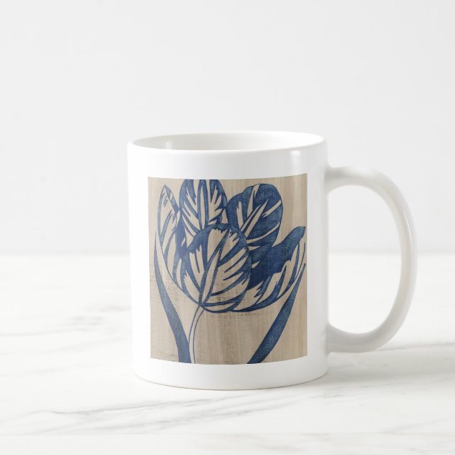 Taza De Café Indigo Tulip (Derecha)
