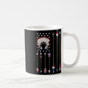 Taza De Café Indio Nativo Americano 4 De Julio Indígena Amer