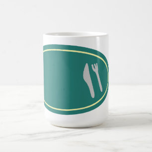 Taza De Café Individualizador de Cuchillo Tenedor para Cocinero