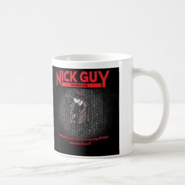 Taza De Café Individuo de Nick, detective privado (Derecha)