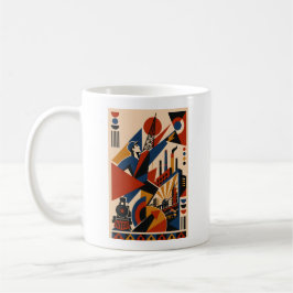 Taza De Café Industrial Revolution – Geometric Art Mug