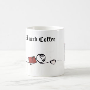 Taza De Café ineedcoffee, necesito el café