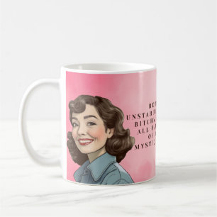 Taza De Café Inestable y malhumorada - Mística Retro