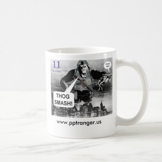 Taza De Café Infantería 11, (Derecha)