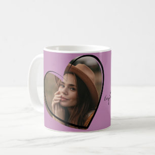 Taza De Café Infinitamente Love 1 Photo Frame Heart