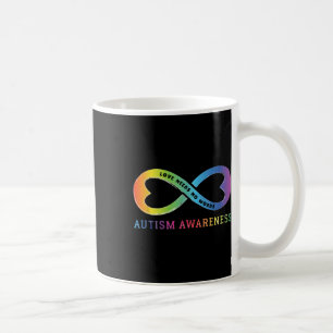 Taza De Café Infinity Heart Love Autism Awareness No necesita p
