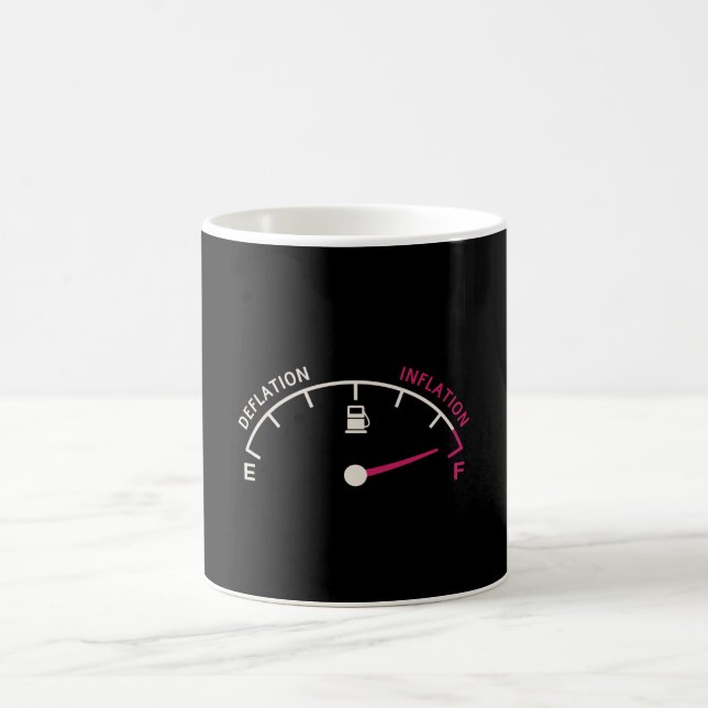 Taza De Café Inflación Gálibo del combustible de deflación (Centro)