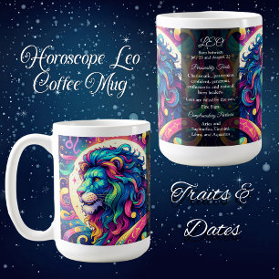 Taza De Café Información de León de Horóscopo   Arte de león co
