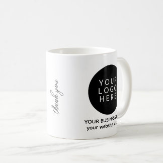 Taza De Café Información de Logotipo Personalizado para Pequeña