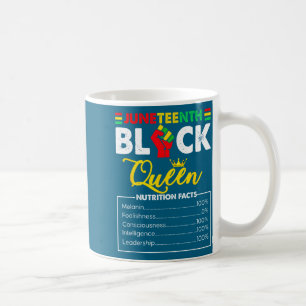 Taza De Café Información nutricional de la reina africana negra