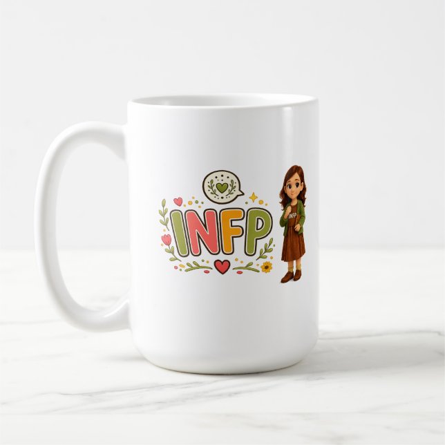 Taza De Café INFP — A Sonhadora Criativa (Izquierda)