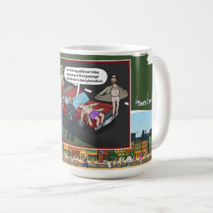 Taza De Café Infracción por exhibicionismo Juego de palabras