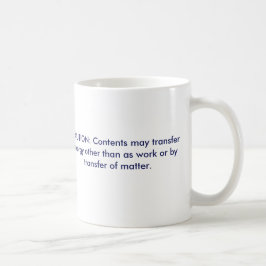 Taza De Café ¡Infrinja las leyes de la física!
