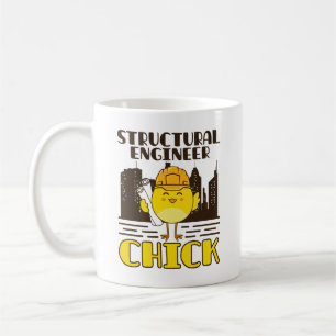 Taza De Café Ingeniería Civil de Chick de Ingeniería Estructura