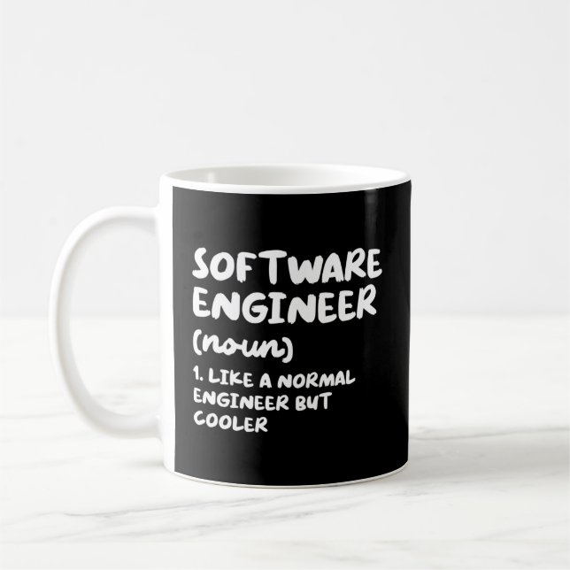 Taza De Café Ingeniería de definición de ingeniero de software (Izquierda)