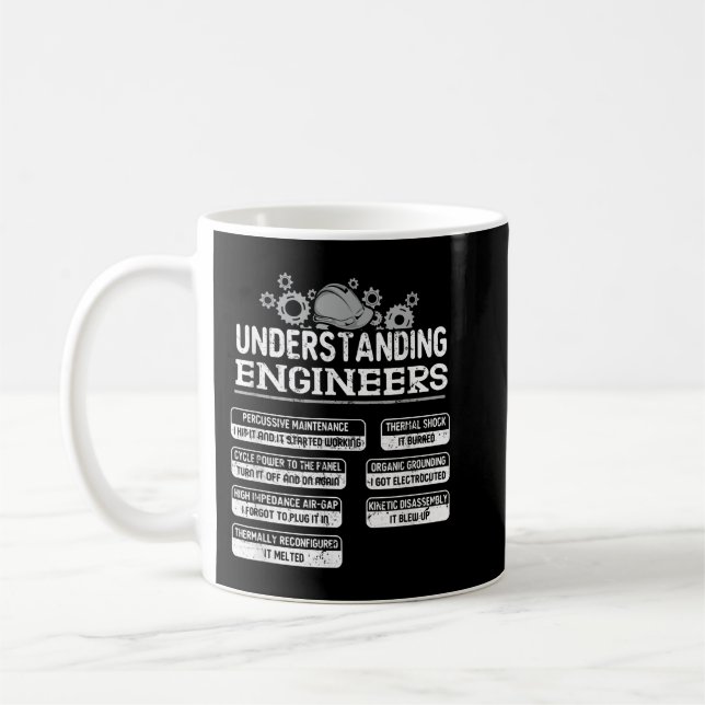 Taza De Café ingeniería Ingenieros de comprensión civil por com (Izquierda)