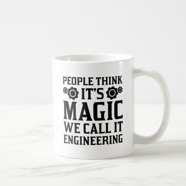 Taza De Café Ingeniería mágica (Derecha)