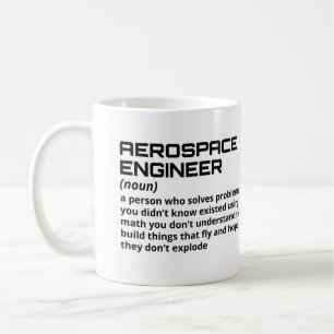 Taza De Café Ingeniero aeroespacial - Divertida definición B-1