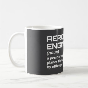 Taza De Café Ingeniero aeroespacial: divertida definición W-5