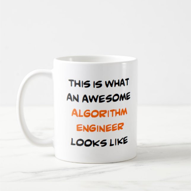 Taza De Café ingeniero algorítmo, impresionante (Izquierda)