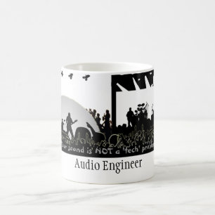 Taza De Café Ingeniero audio - "no un problema de la tecnologí