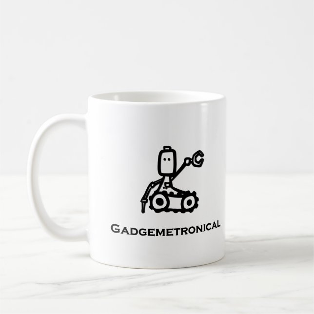 Taza De Café Ingeniero Bot Gadgemetronical (Izquierda)