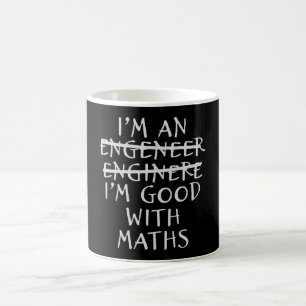 Taza De Café Ingeniero bueno con citas divertidas de ingenierí