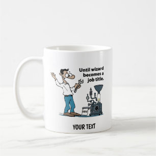 Taza De Café Ingeniero Cartoon Hombre