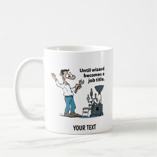 Taza De Café Ingeniero Cartoon Hombre