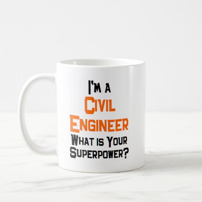 Taza De Café ingeniero civil (Izquierda)
