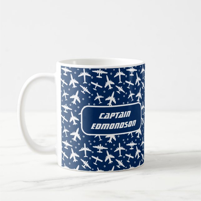 Taza De Café Ingeniero de Aeronaves de Aviación de Aviación de  (Izquierda)