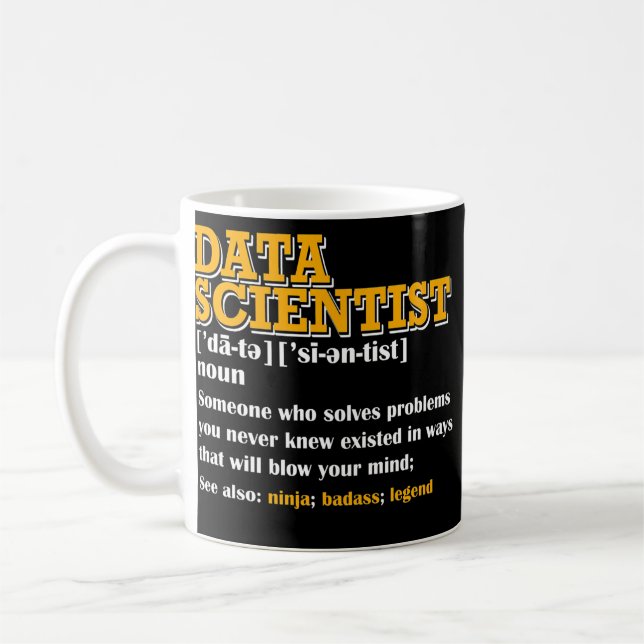 Taza De Café ingeniero de datos de definición de científico de  (Izquierda)