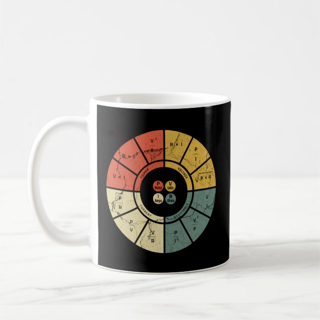 Taza De Café Ingeniero de Electrónica Electrónica de Diagrama d (Izquierda)