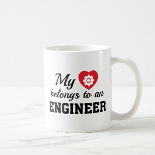 Taza De Café Ingeniero de Heart Belongs