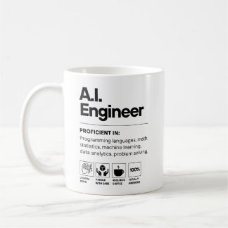 Taza De Café Ingeniero de IA