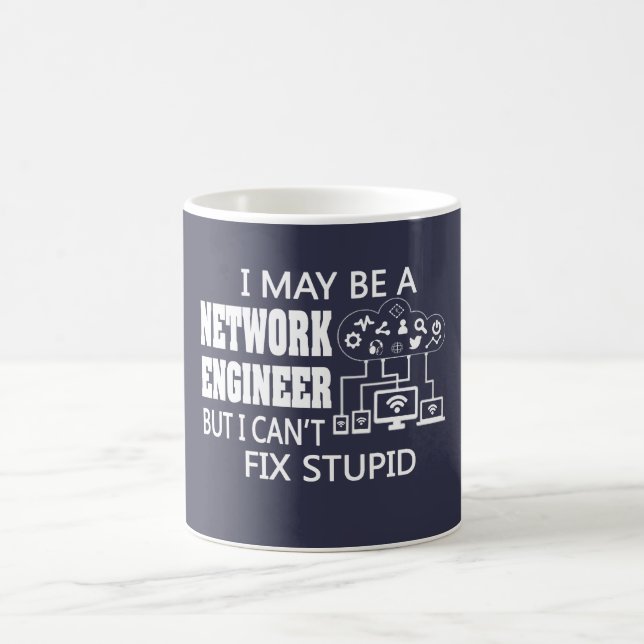Taza De Café Ingeniero de la red (Centro)