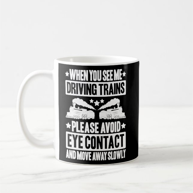 Taza De Café Ingeniero de locomotoras Muévase del Conductor del (Izquierda)