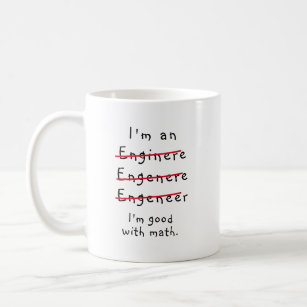 Taza De Café ingeniero de novedad gracioso, soy ingeniero