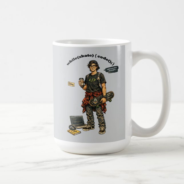 Taza De Café Ingeniero de software codificador URM que practica (Derecha)