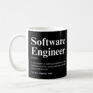 Taza De Café Ingeniero de software dicho divertido de ingenierí